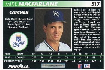 Mike Macfarlane  baseball card collectible - Main Image 2