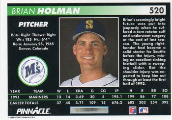 Brian Holman  baseball card collectible - Main Image 2
