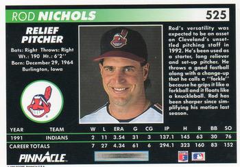 Rod Nichols  baseball card collectible - Main Image 2