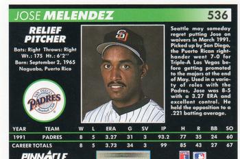 Jose Melendez  baseball card collectible - Main Image 2