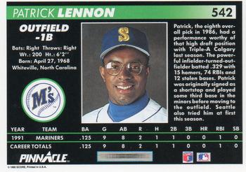 Patrick Lennon  baseball card collectible - Main Image 2