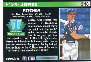 Bobby Jones  baseball card collectible - Main Image 2