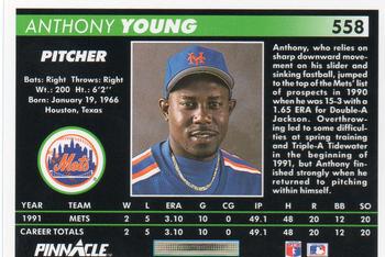 Anthony Young  baseball card collectible - Main Image 2