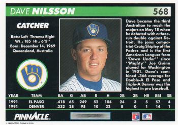 Dave Nilsson  baseball card collectible - Main Image 2