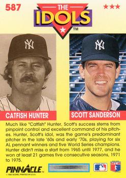 Catfish Hunter / Scott Sanderson  baseball card collectible - Main Image 2