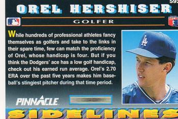 Orel Hershiser  baseball card collectible - Main Image 2