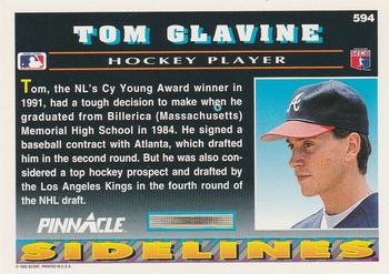 Tom Glavine  baseball card collectible - Main Image 2