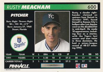 Rusty Meacham  baseball card collectible - Main Image 2