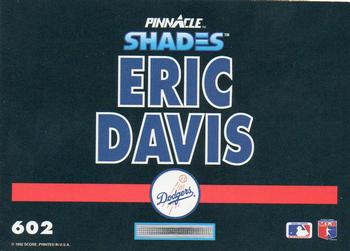 Eric Davis  baseball card collectible - Main Image 2