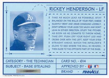 Rickey Henderson  baseball card collectible - Main Image 2
