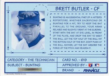 Brett Butler  baseball card collectible - Main Image 2