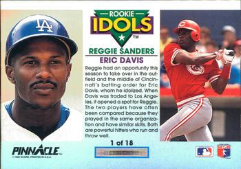 Reggie Sanders / Eric Davis  baseball card collectible - Main Image 2