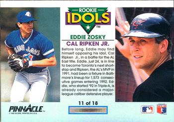 Eddie Zosky / Cal Ripken Jr.  baseball card collectible - Main Image 2
