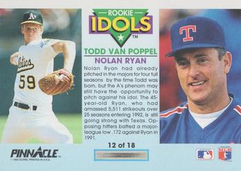 Todd Van Poppel / Nolan Ryan  baseball card collectible - Main Image 2