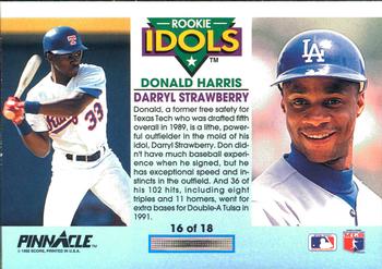 Don Harris / Darryl Strawberry  baseball card collectible - Main Image 2