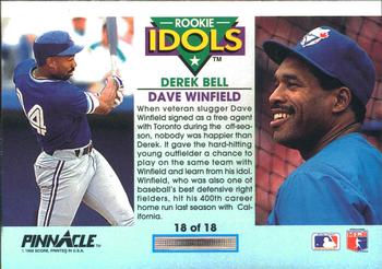 Derek Bell / Dave Winfield  baseball card collectible - Main Image 2