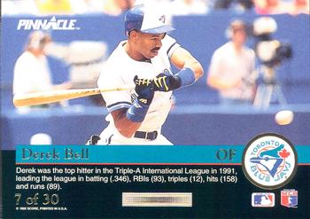 Derek Bell  baseball card collectible - Main Image 2