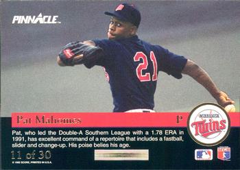 Pat Mahomes  baseball card collectible - Main Image 2