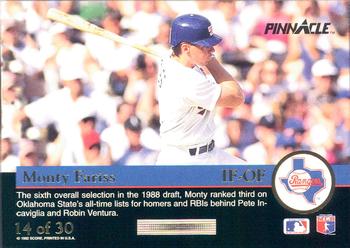 Monty Fariss  baseball card collectible - Main Image 2
