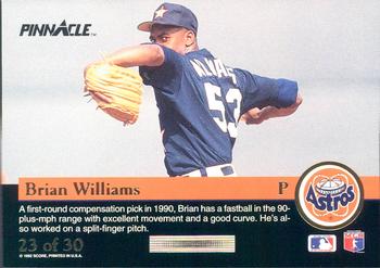 Brian Williams  baseball card collectible - Main Image 2