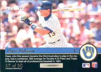 Dave Nilsson  baseball card collectible - Main Image 2