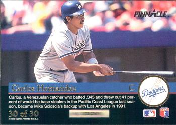 Carlos Hernandez  baseball card collectible - Main Image 2