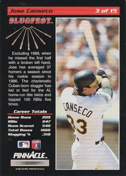Jose Canseco  baseball card collectible - Main Image 2