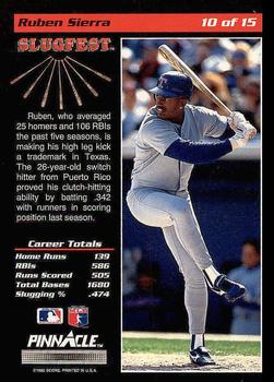 Ruben Sierra  baseball card collectible - Main Image 2