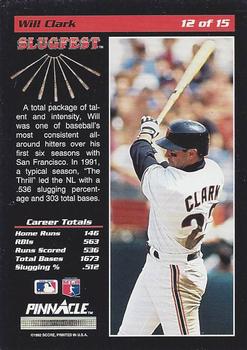 Will Clark  baseball card collectible - Main Image 2