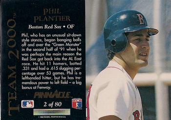 Phil Plantier  baseball card collectible - Main Image 2
