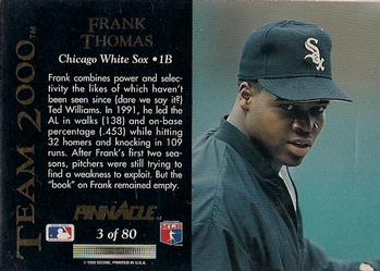 Frank Thomas  baseball card collectible - Main Image 2