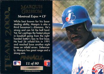 Marquis Grissom  baseball card collectible - Main Image 2