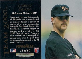 Gregg Olson  baseball card collectible - Main Image 2