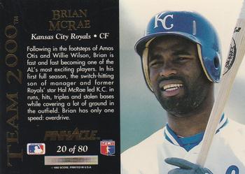 Brian McRae  baseball card collectible - Main Image 2