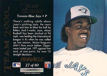 Juan Guzman  baseball card collectible - Main Image 2
