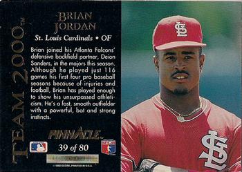 Brian Jordan  baseball card collectible - Main Image 2