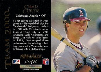 Chad Curtis  baseball card collectible - Main Image 2