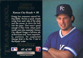 Gregg Jefferies  baseball card collectible - Main Image 2