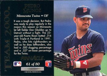 Pedro Munoz  baseball card collectible - Main Image 2