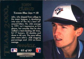 John Olerud  baseball card collectible - Main Image 2