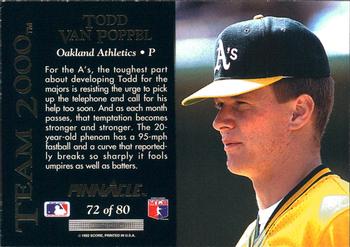 Todd Van Poppel  baseball card collectible - Main Image 2