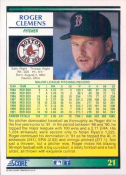 Roger Clemens  baseball card collectible - Main Image 2