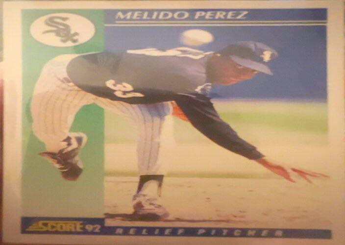 Melido Perez  baseball card collectible - Main Image 3