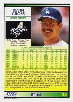 Kevin Gross  baseball card collectible - Main Image 2