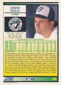 David Wells  baseball card collectible - Main Image 2