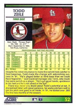 Todd Zeile  baseball card collectible - Main Image 2
