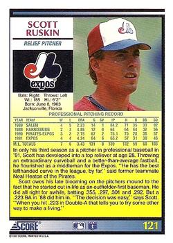 Scott Ruskin  baseball card collectible - Main Image 2