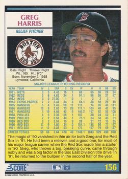 Greg Harris  baseball card collectible - Main Image 2