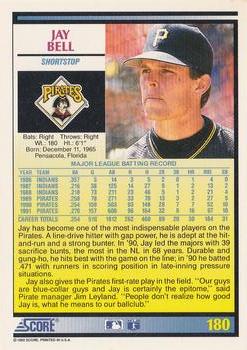 Jay Bell  baseball card collectible - Main Image 2