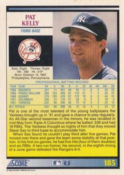 Pat Kelly  baseball card collectible - Main Image 2